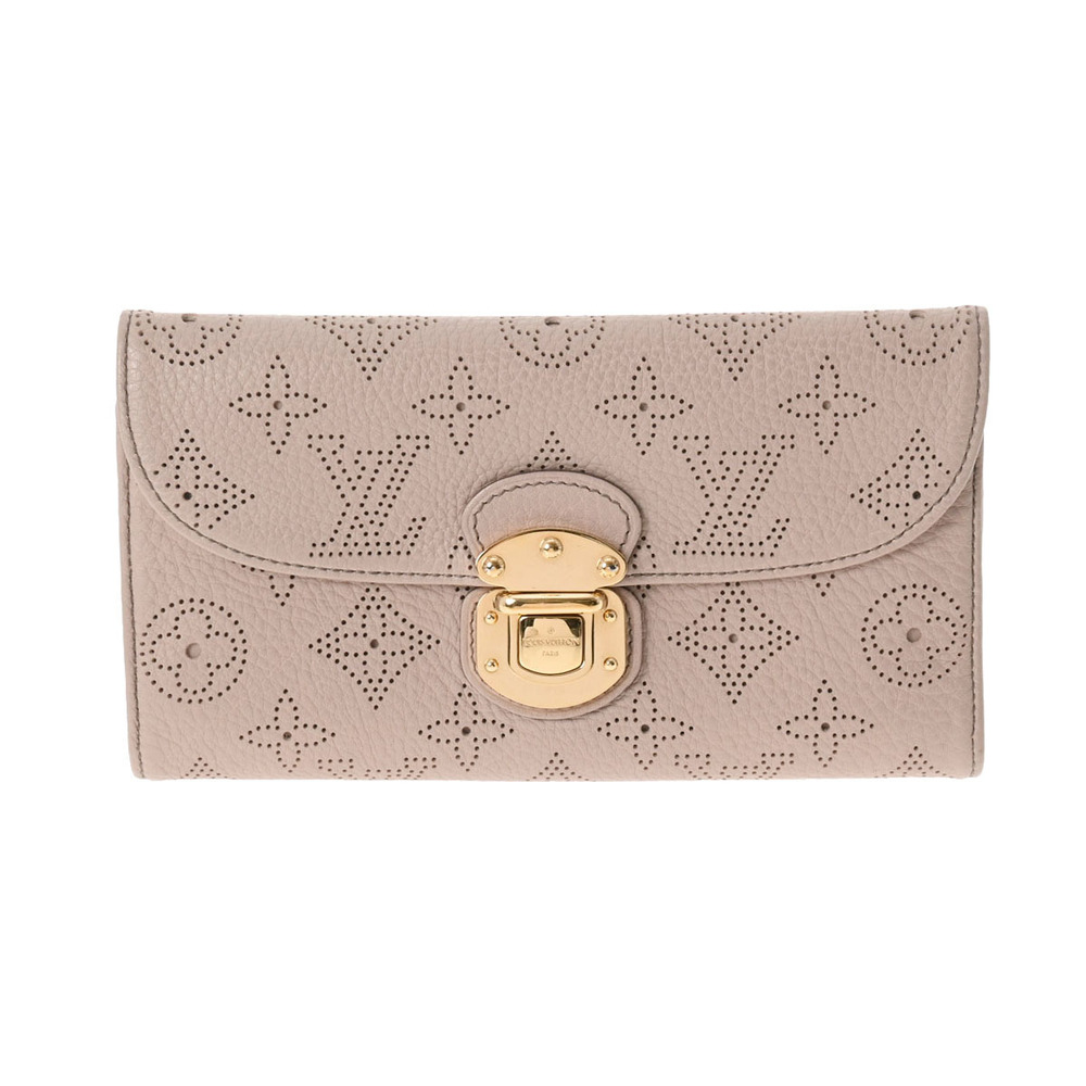 Louis Vuitton Mahina Portefeuille Wallet Amelia Galle Tri fold